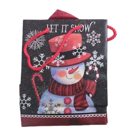 Snowman Cookie Bundle - Plates, Cookie Tray, Cookie Box, Present Box, Candy Bags - Picture 8 of 14